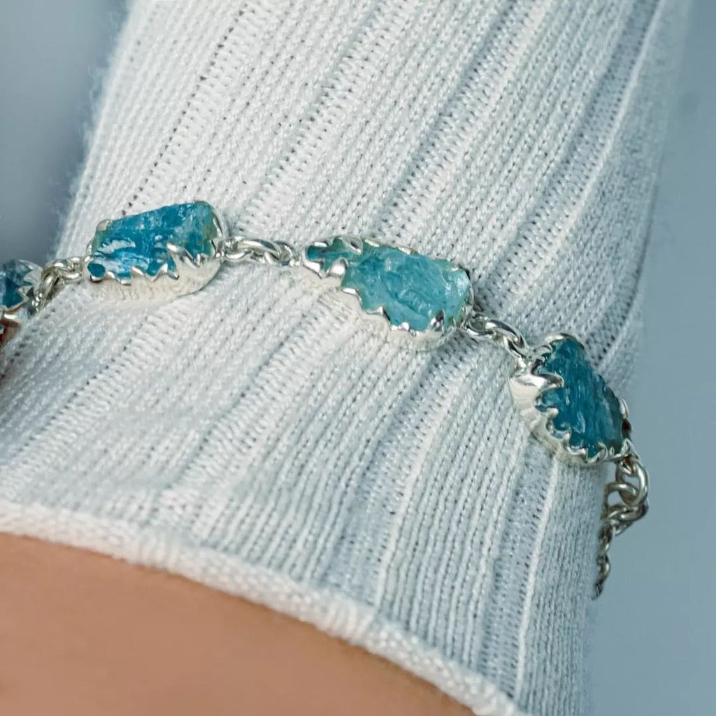 Aquamarine and turquoise on sale jewelry