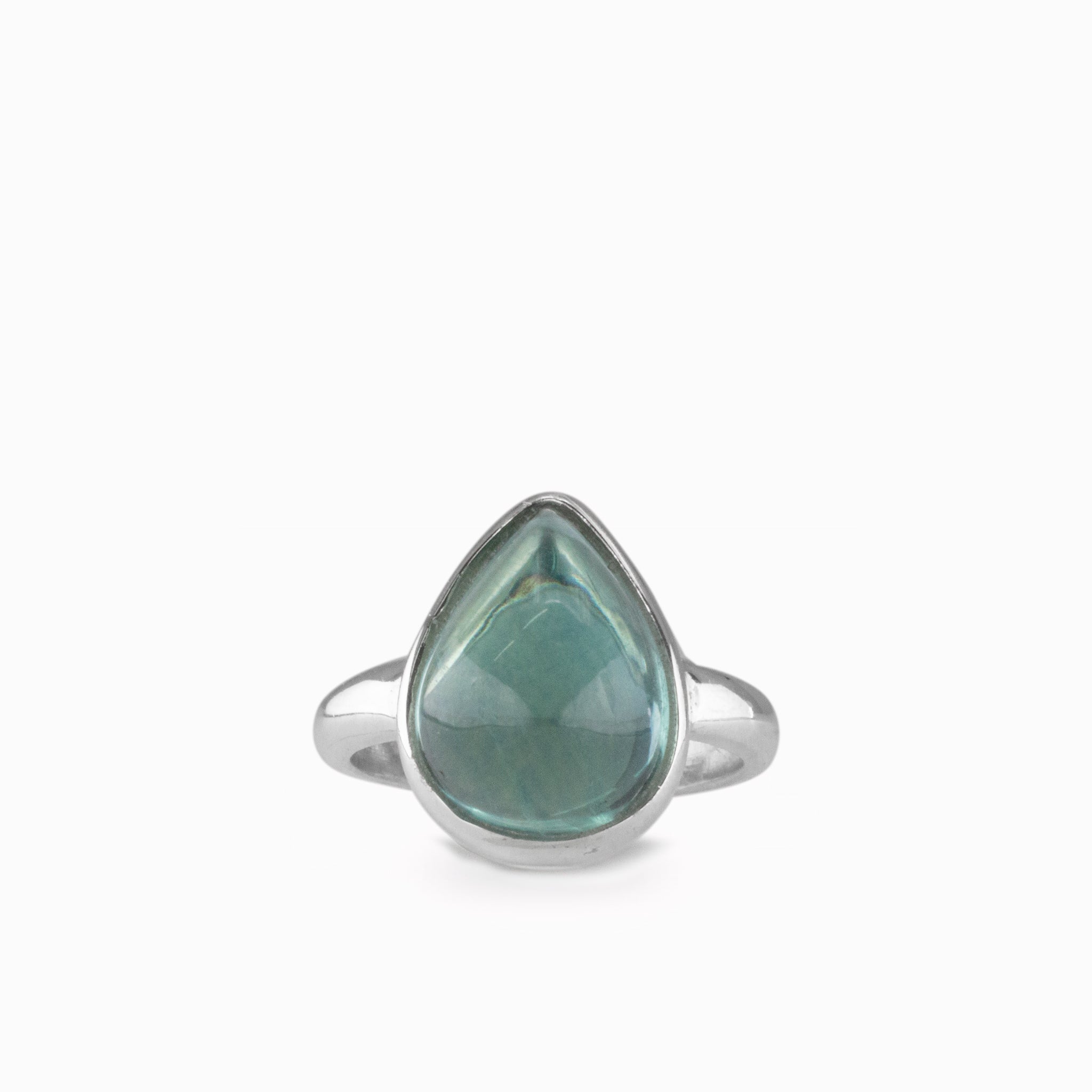 Fluorite stone deals ring