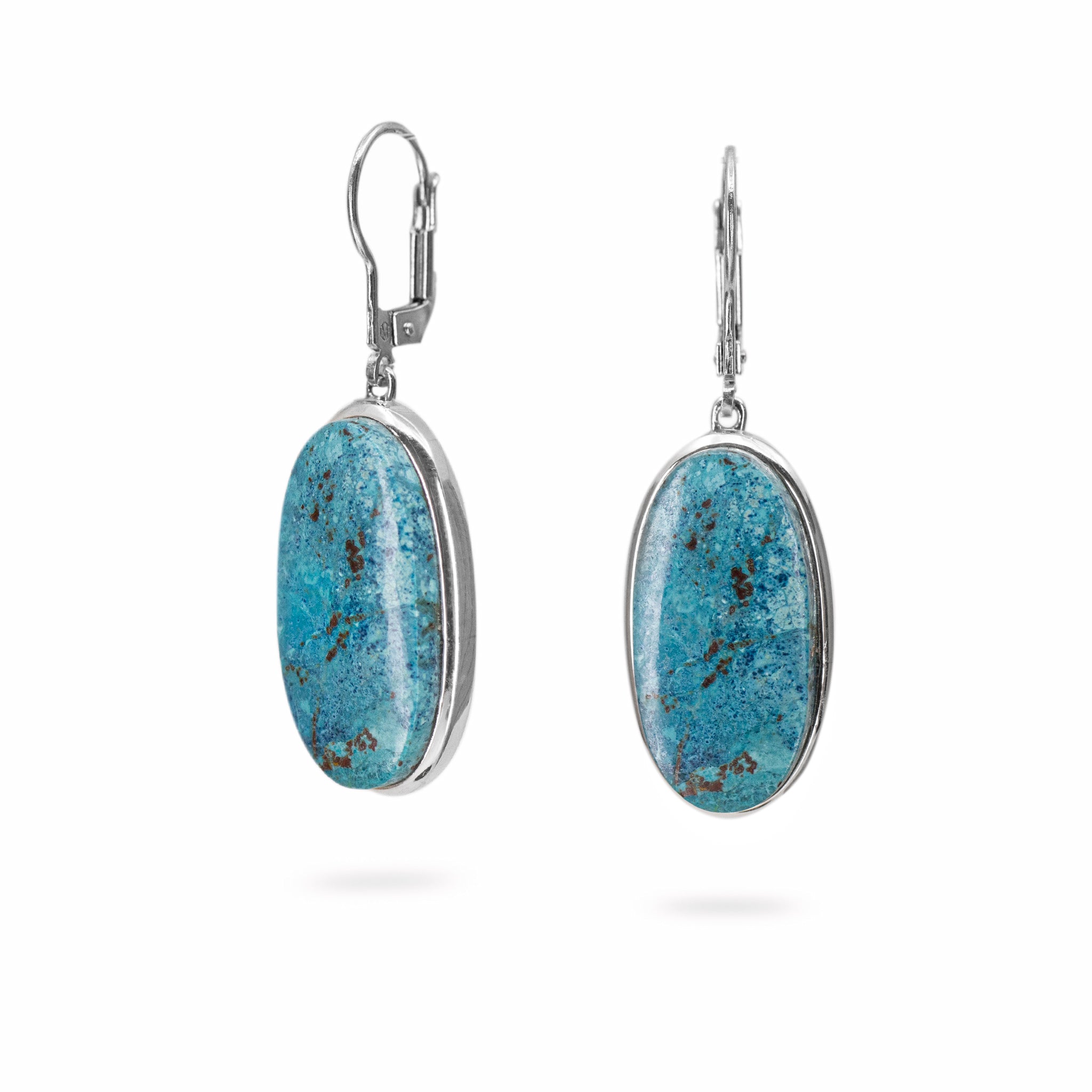 Chrysocolla earrings deals