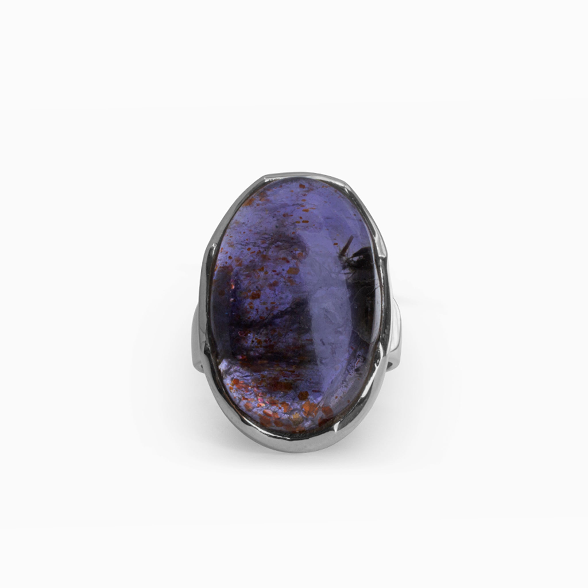 Bloodshot Iolite Ring I Made In Earth Australia