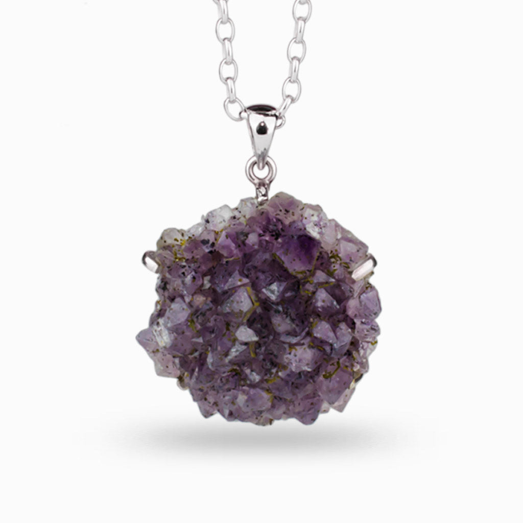 Raw deals amethyst pendant