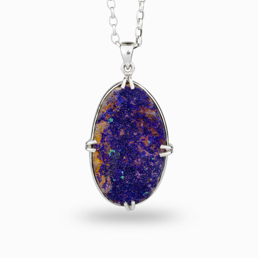 Azurite necklace deals