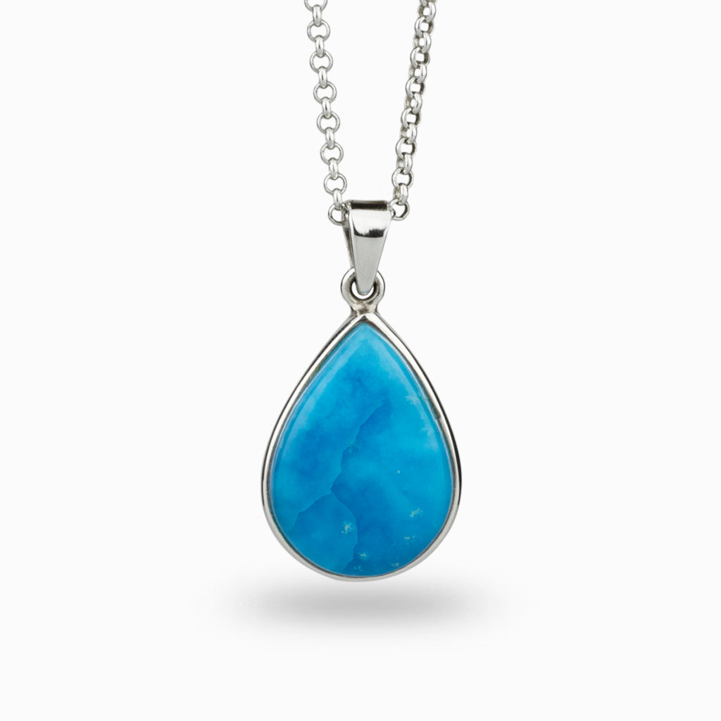 Vibrant hotsell Blue Hemimorphite Pendant