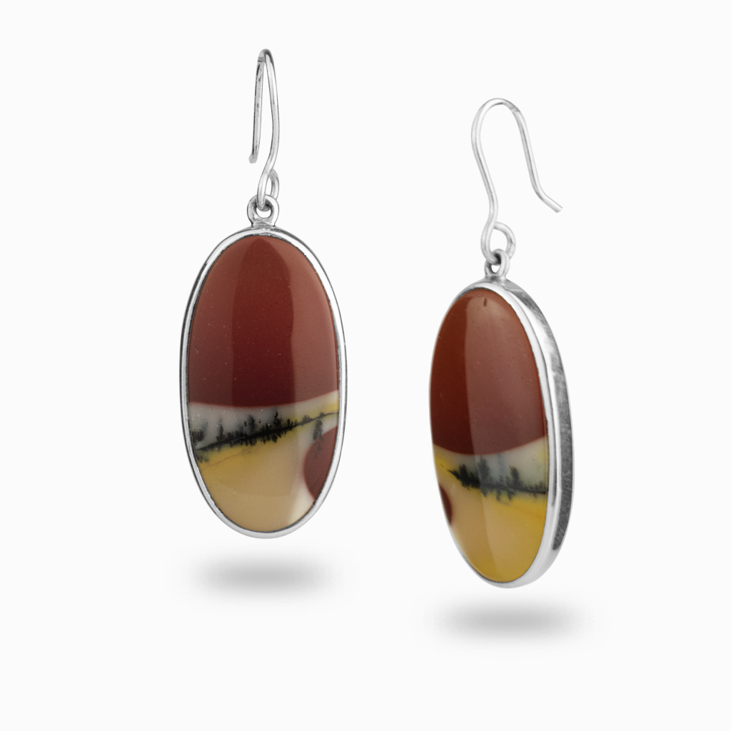 Mookaite earrings shop