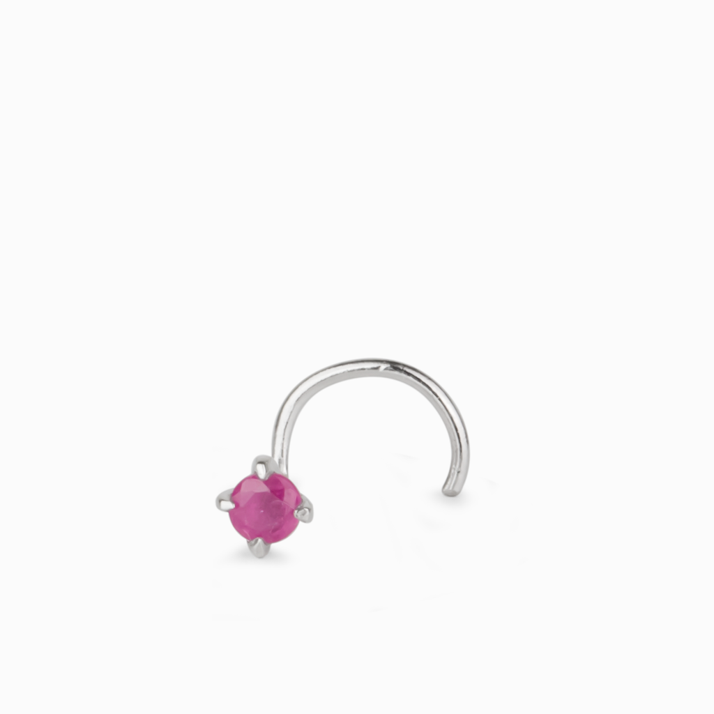 Ruby hot sale nose piercing