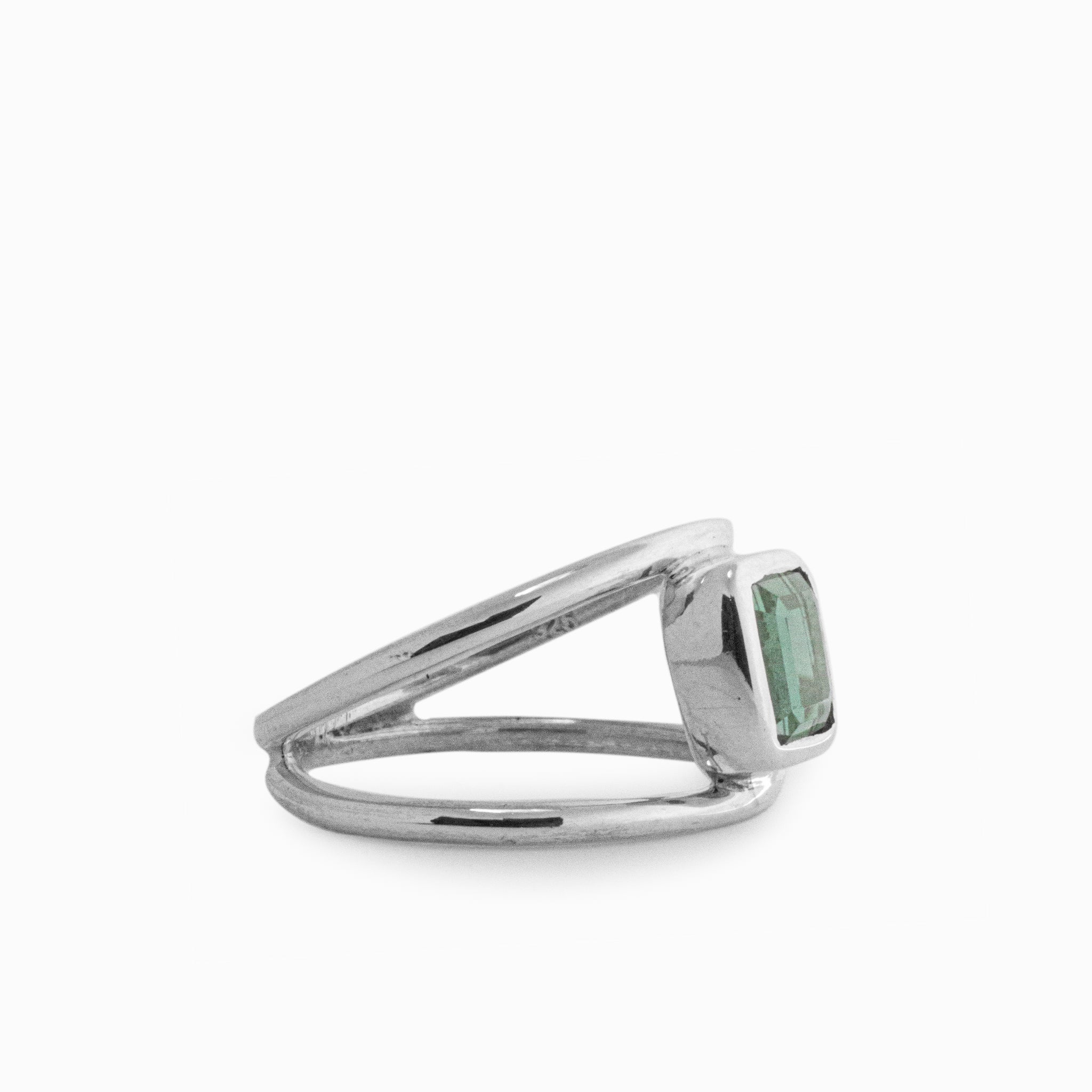 green tourmaline ring