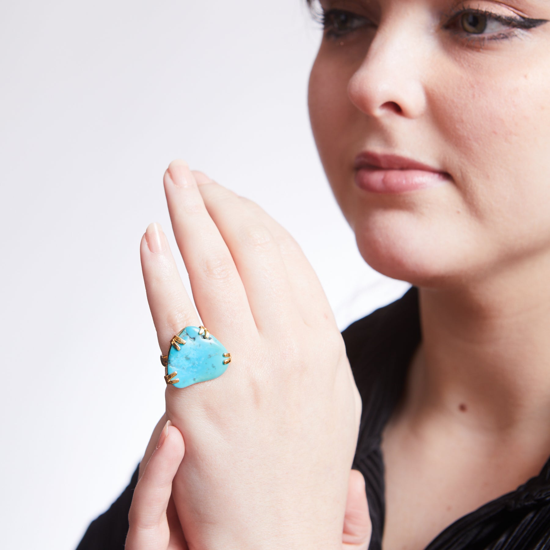 Sleeping Beauty Turquoise Ring