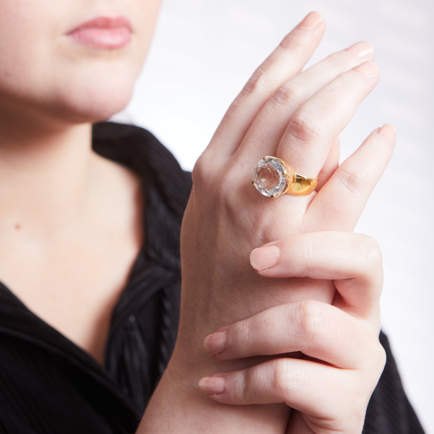 Clear Quartz Ring