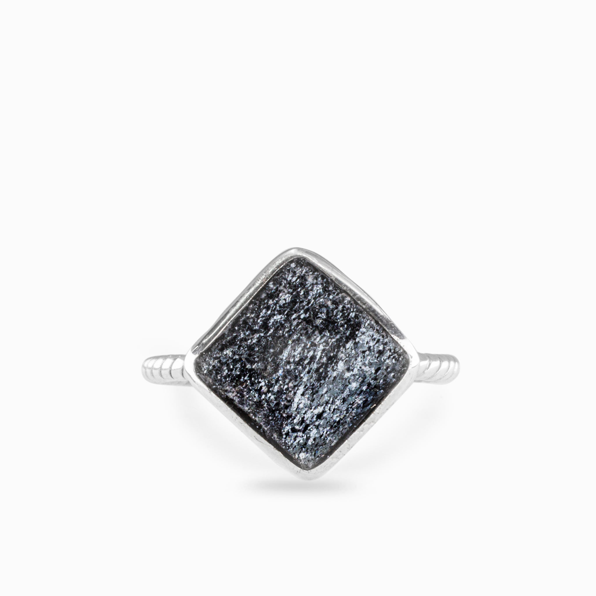 specular hematite ring