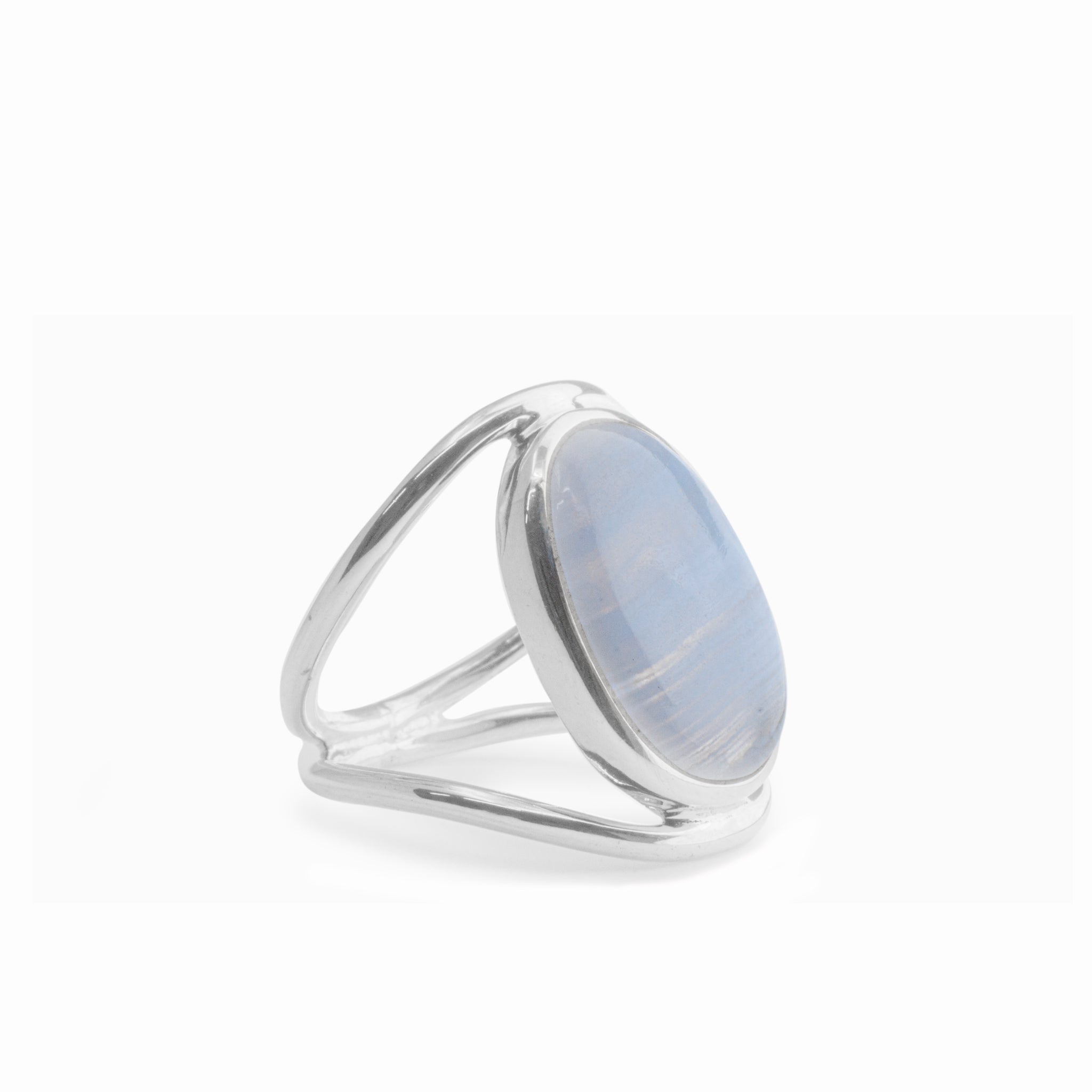 Blue Lace Agate Ring