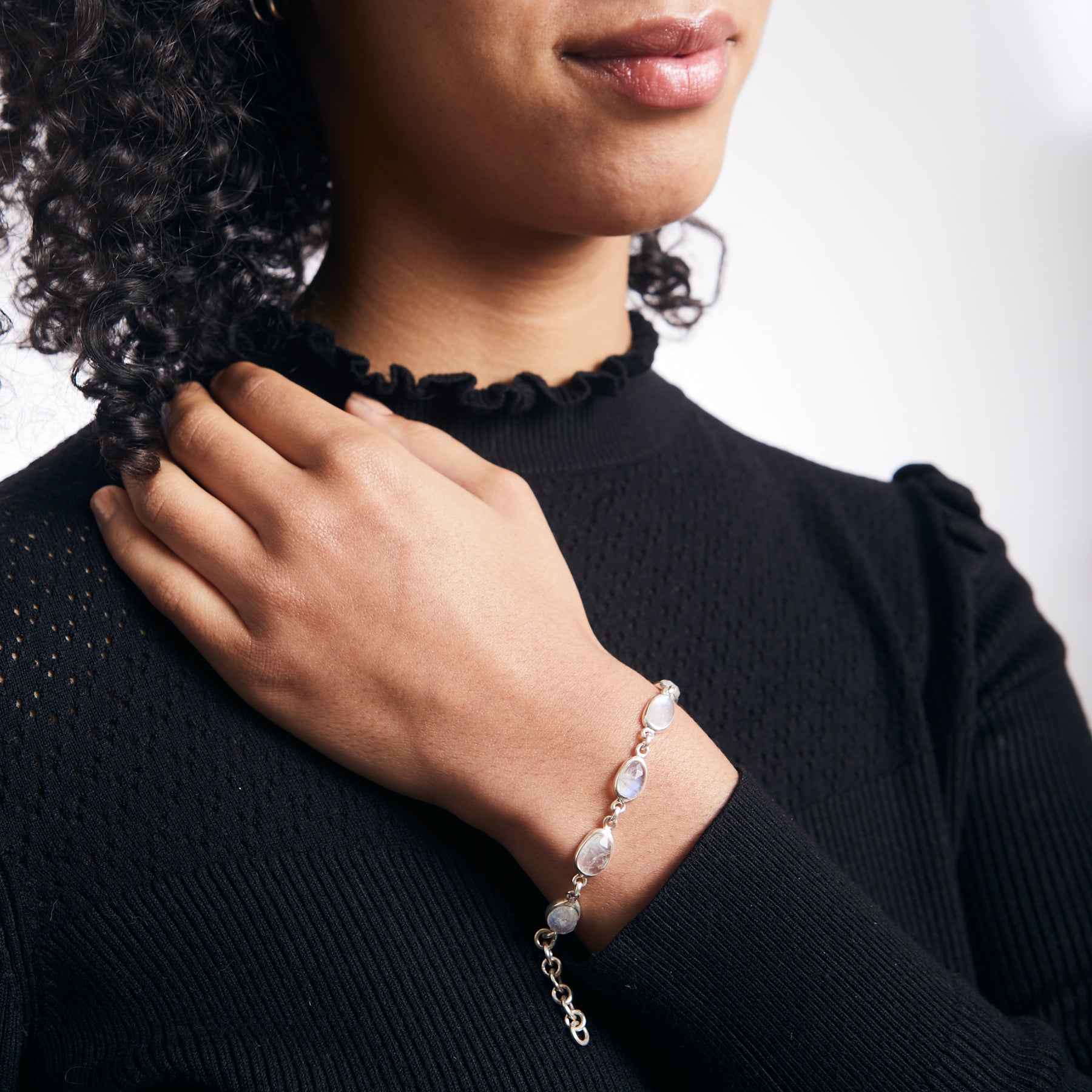 Rainbow Moonstone Bracelet