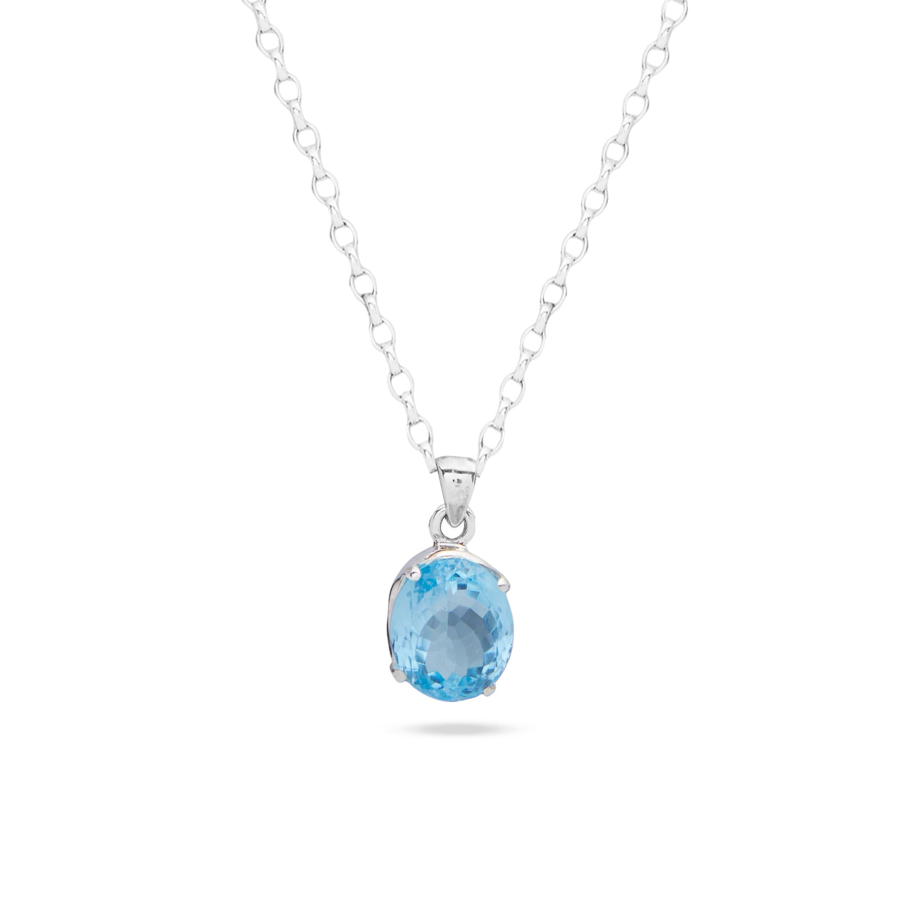 Blue Topaz Necklace