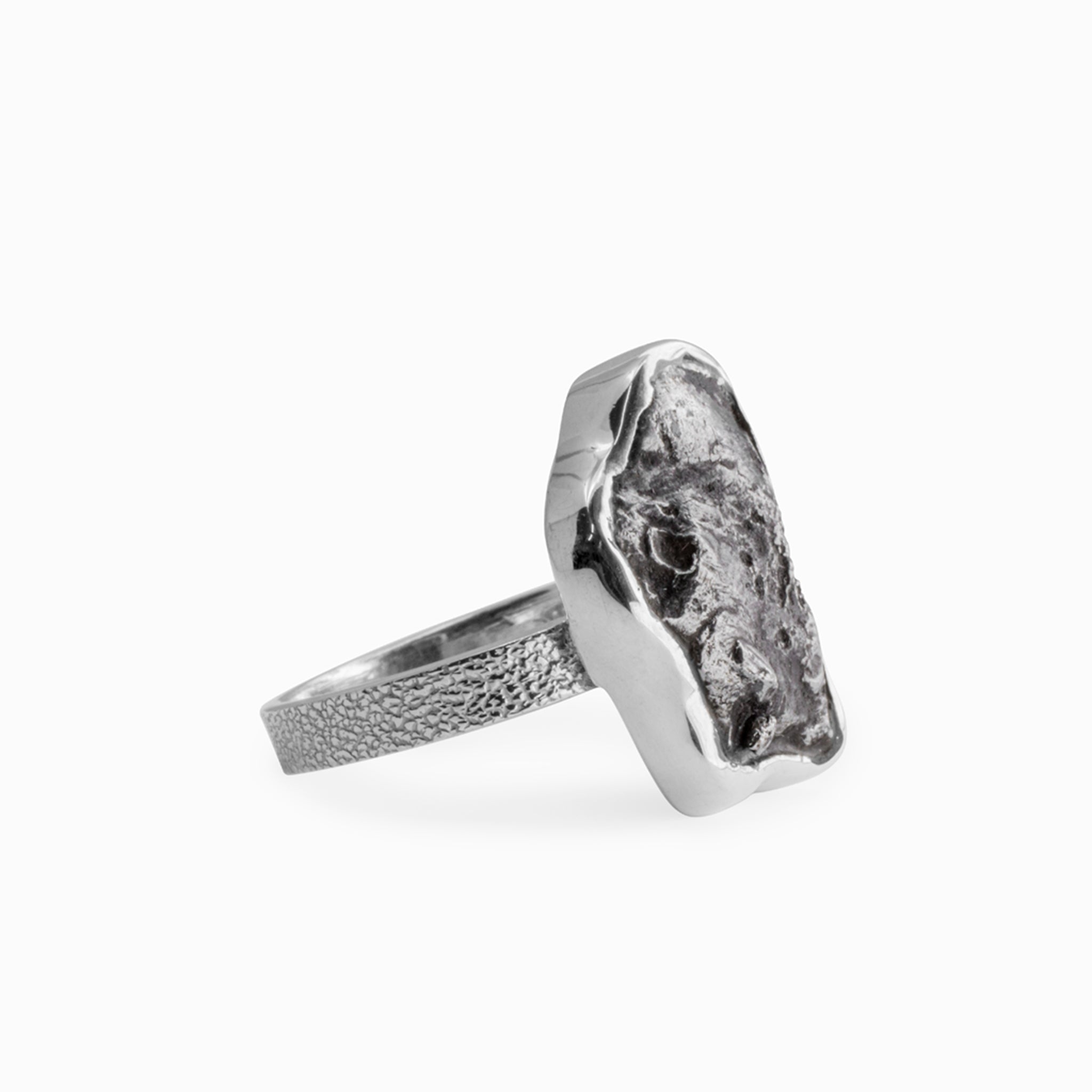 sikhote alin meteorite ring 