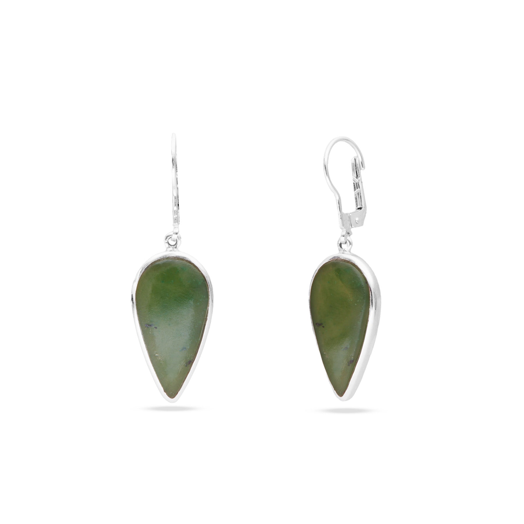 Nephrite Jade Drop Earrings