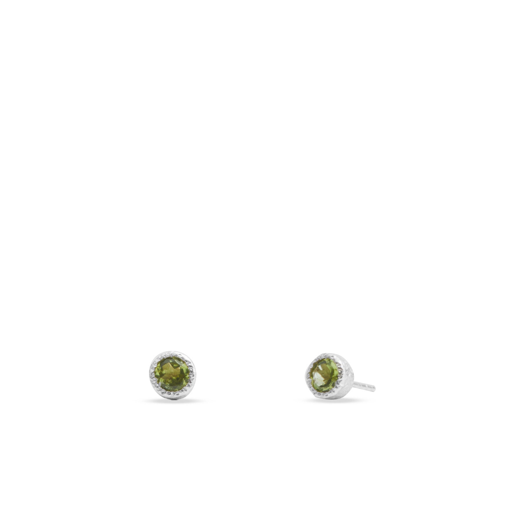 Peridot Stud Earrings