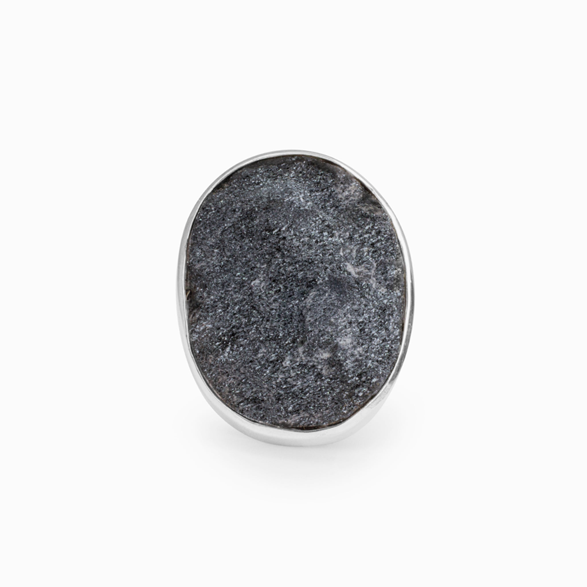 specular hematite ring