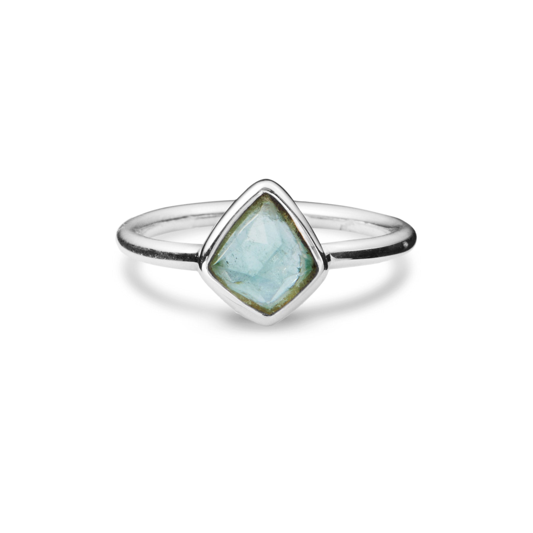 KITE SHAPED TOURMALINE RING