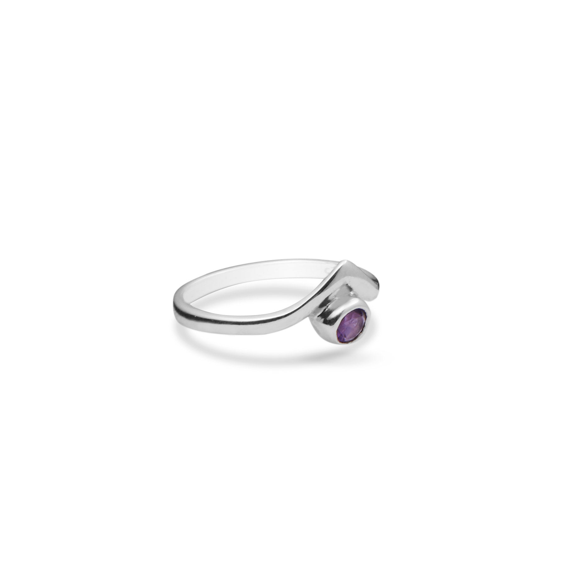 AMETHYST MIDI RING