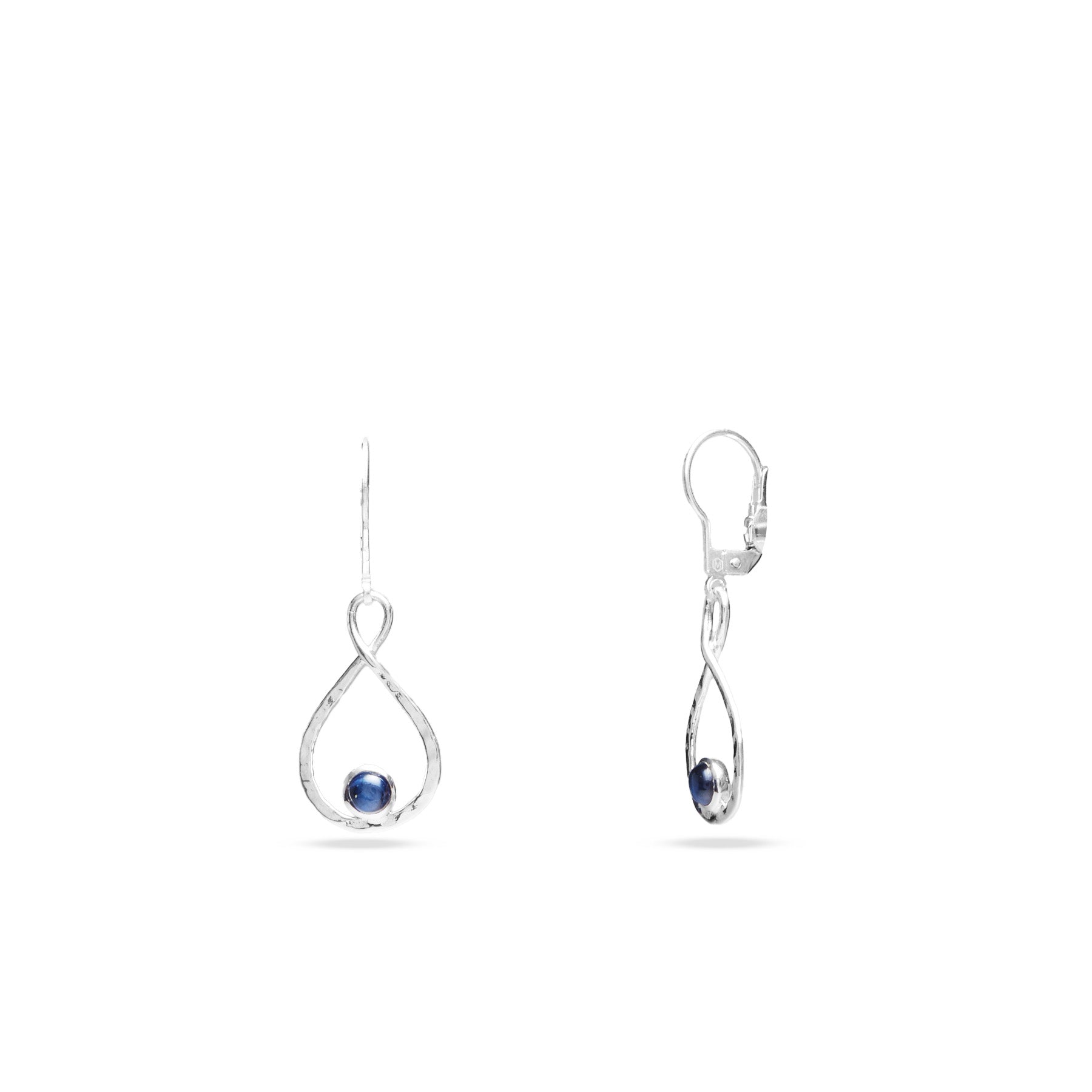 Sapphire Drop Earrings