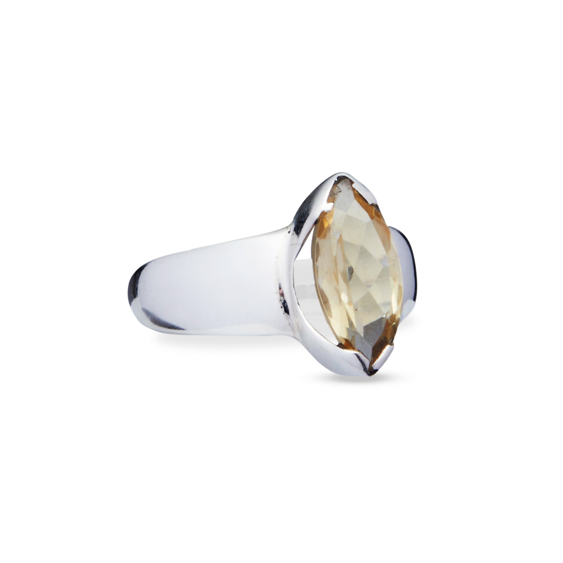 MARQUISE CITRINE RING 