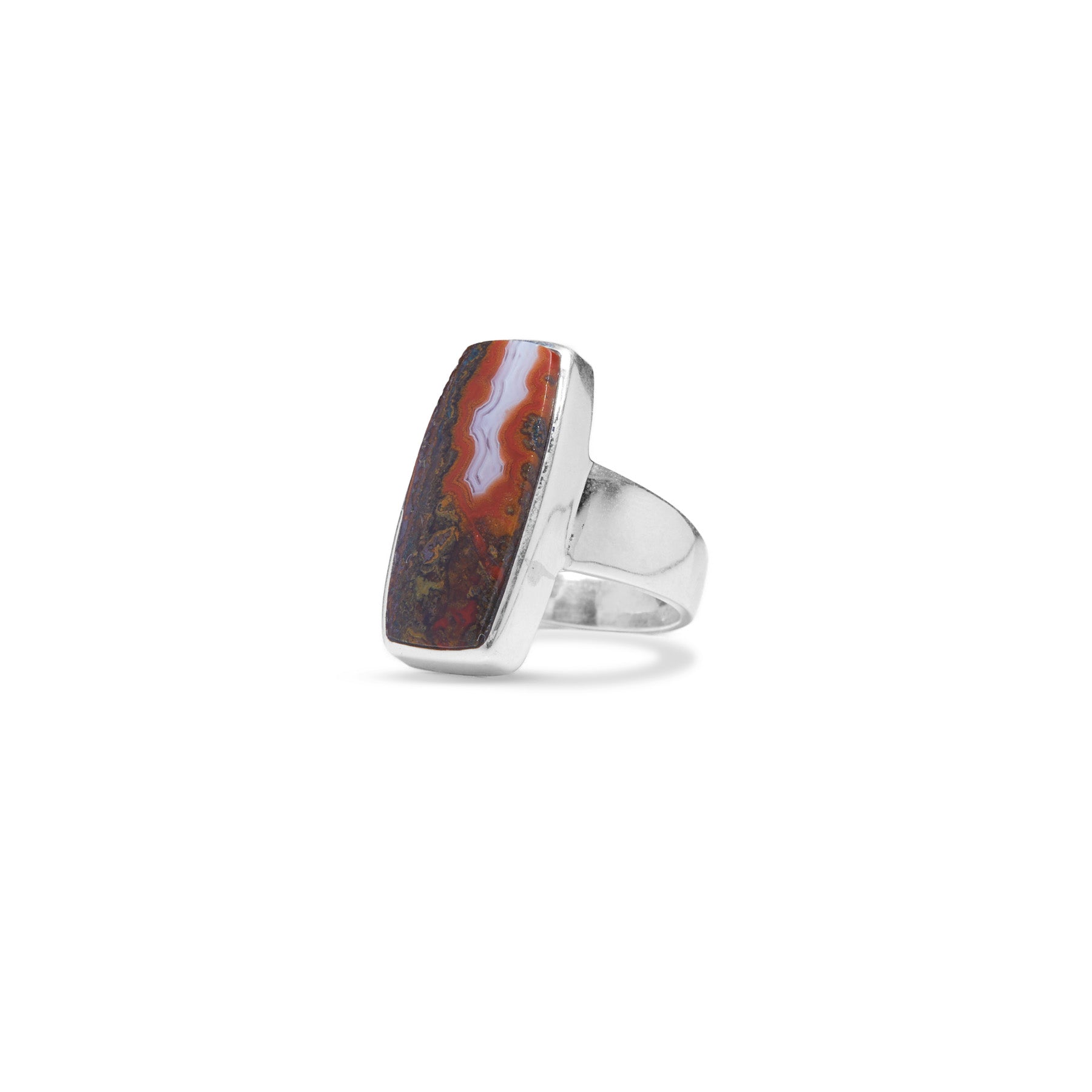 Moroccan Seam Agate Ring