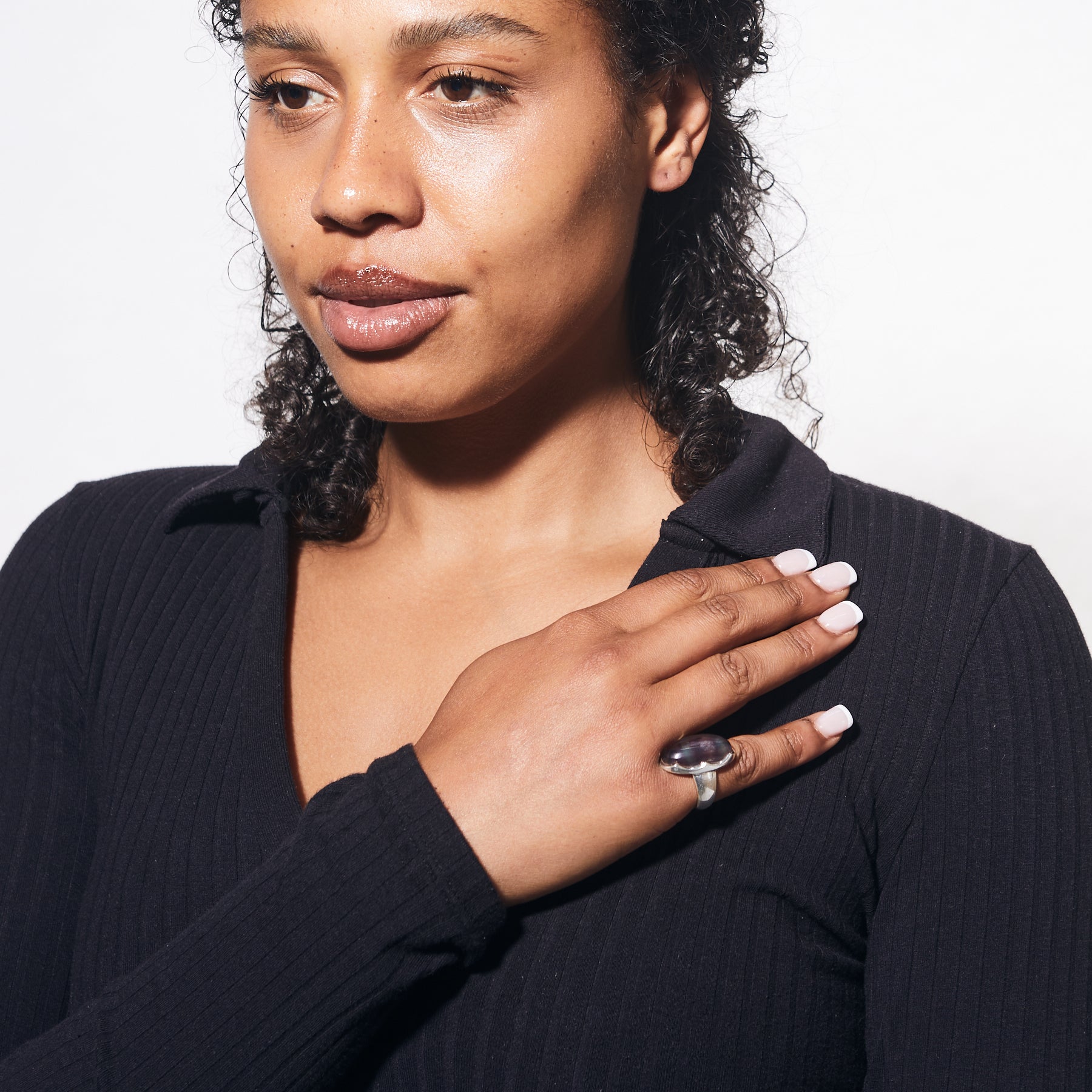 Fluorite Ring on model