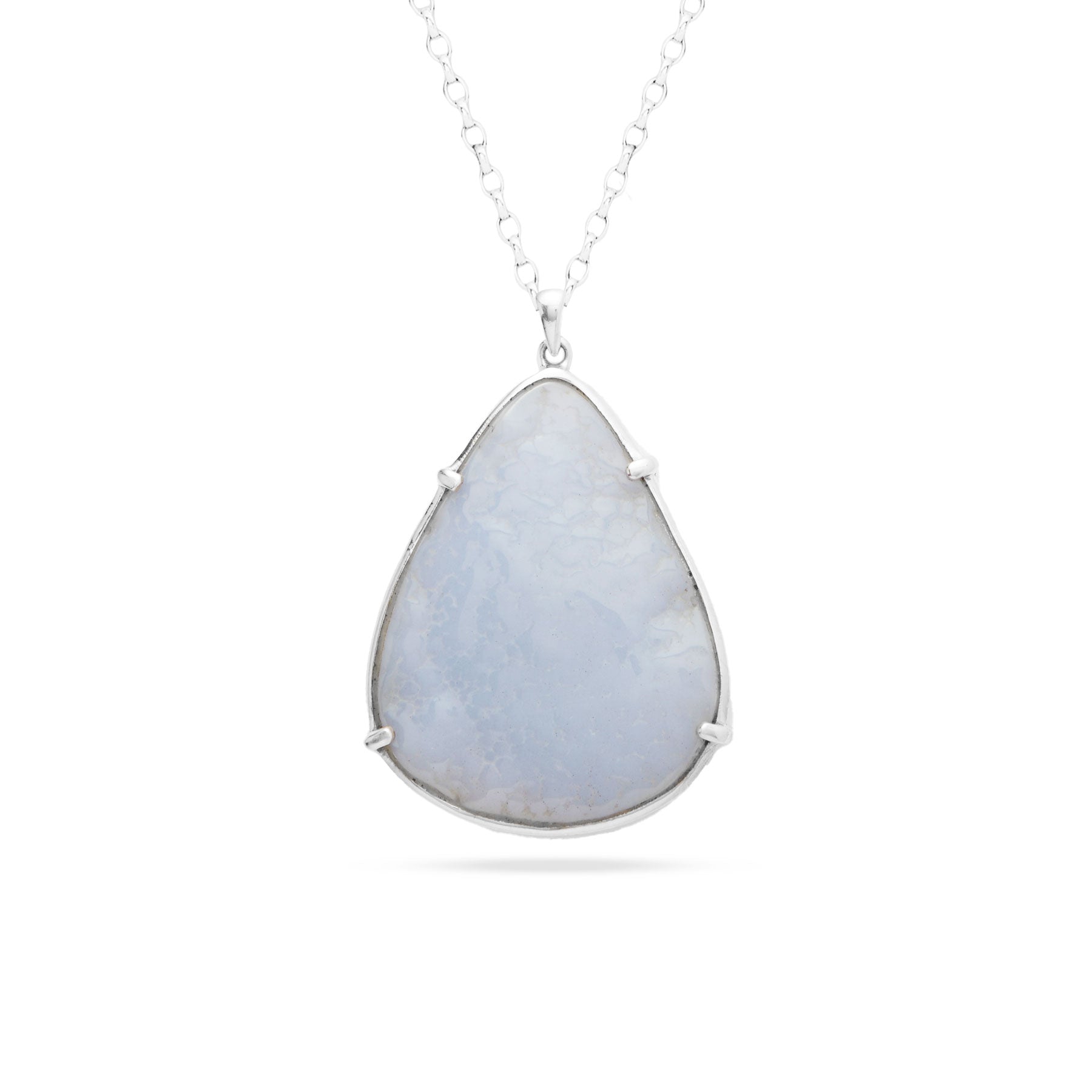 Blue Chalcedony Necklace