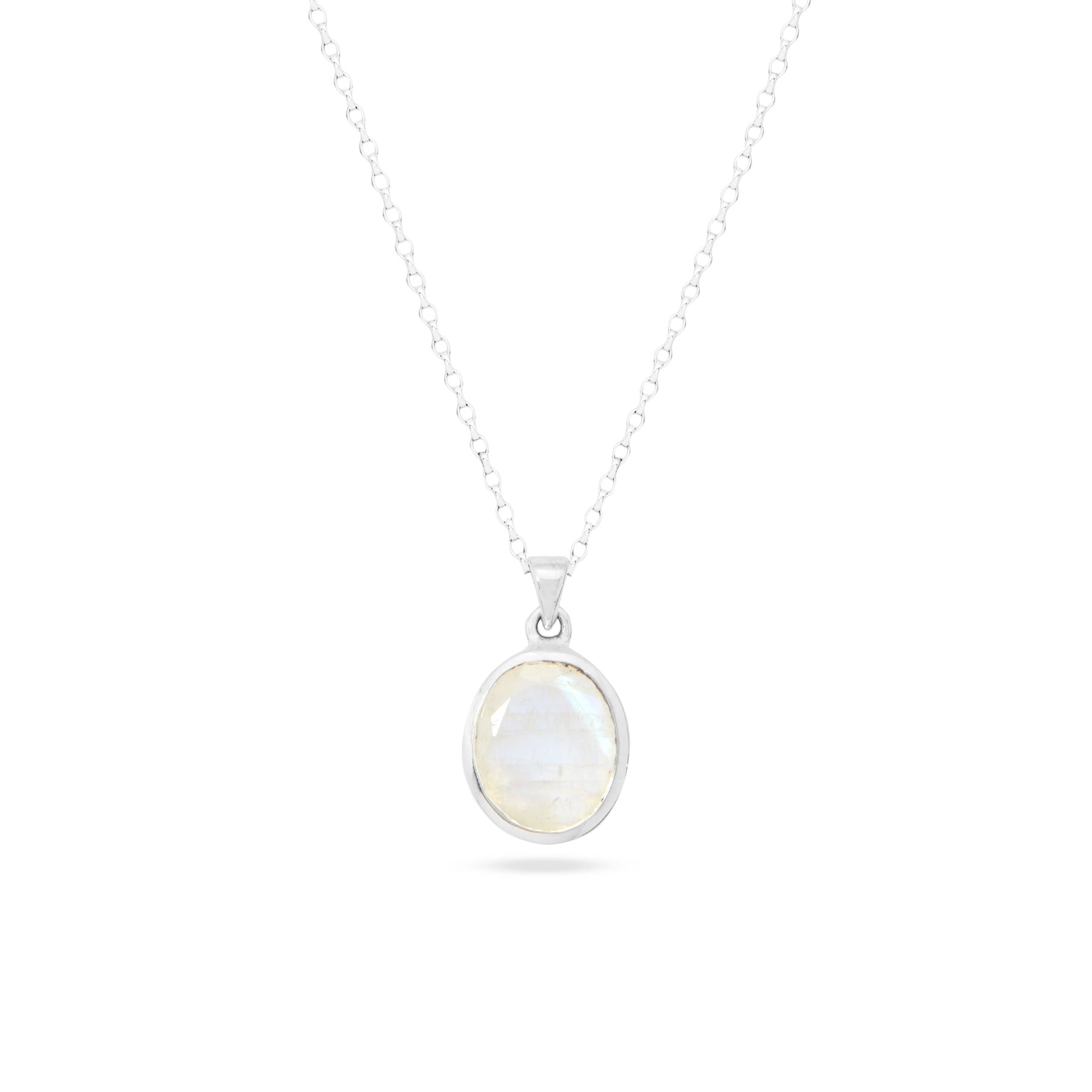 Rainbow Moonstone Necklace