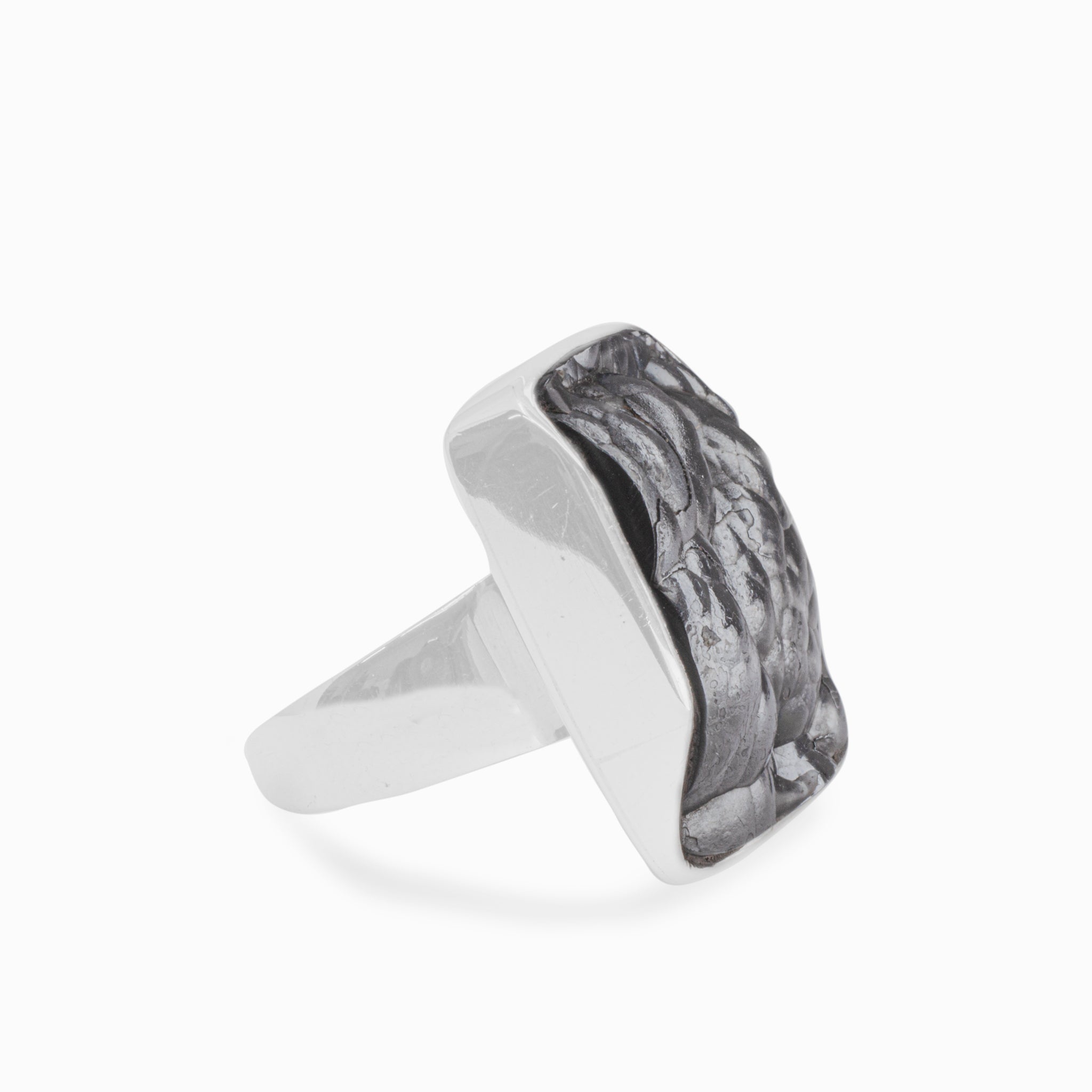 Botryoidal Hematite Ring