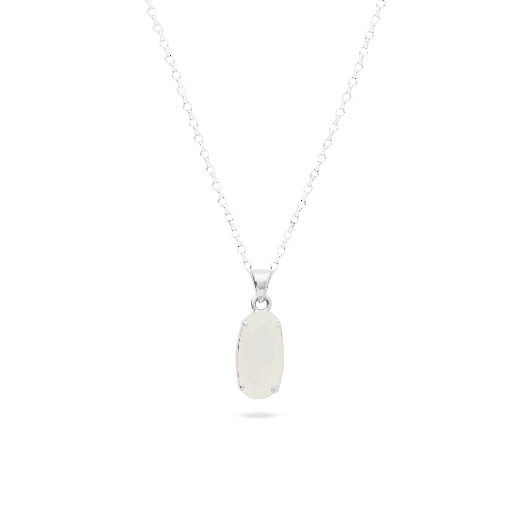 Rainbow Moonstone Necklace