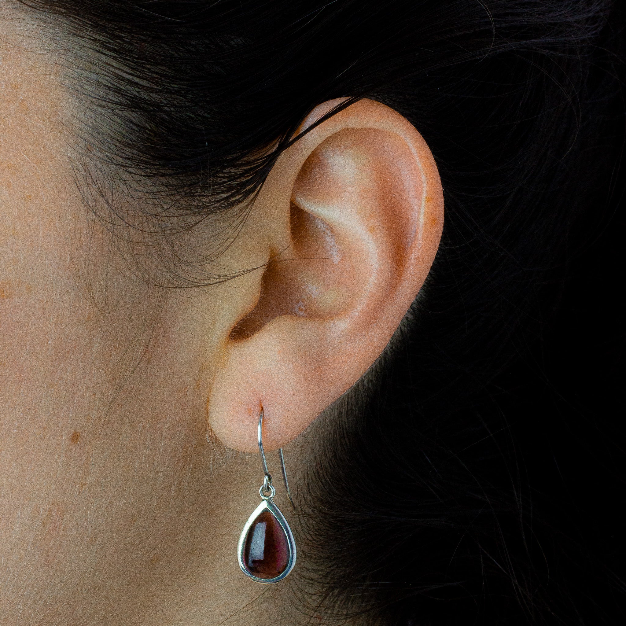 garnet earrings 