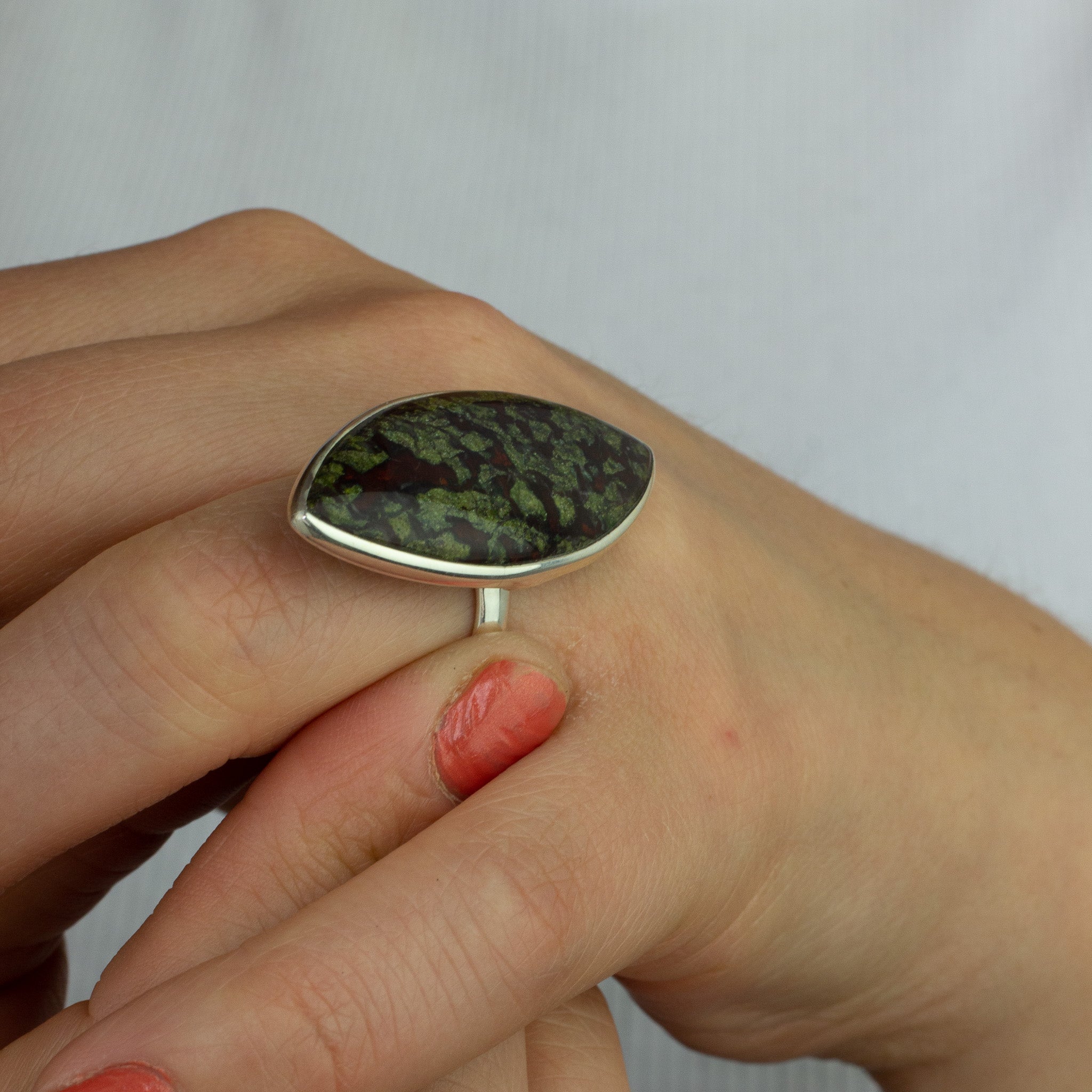 Dragons Blood Jasper Ring