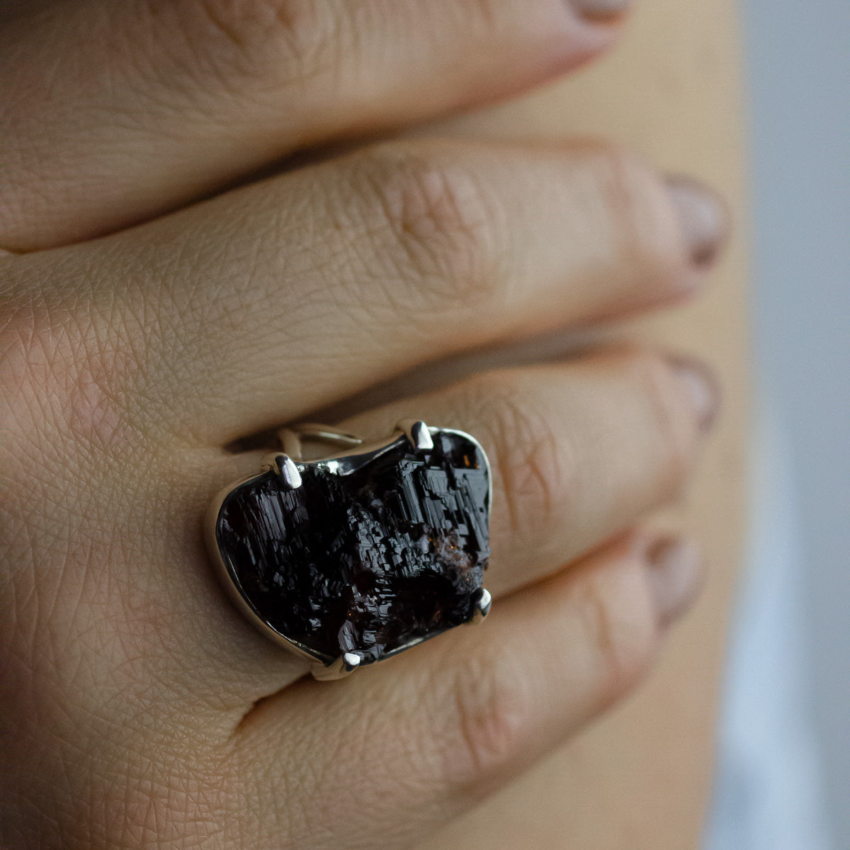 spessartine garnet ring