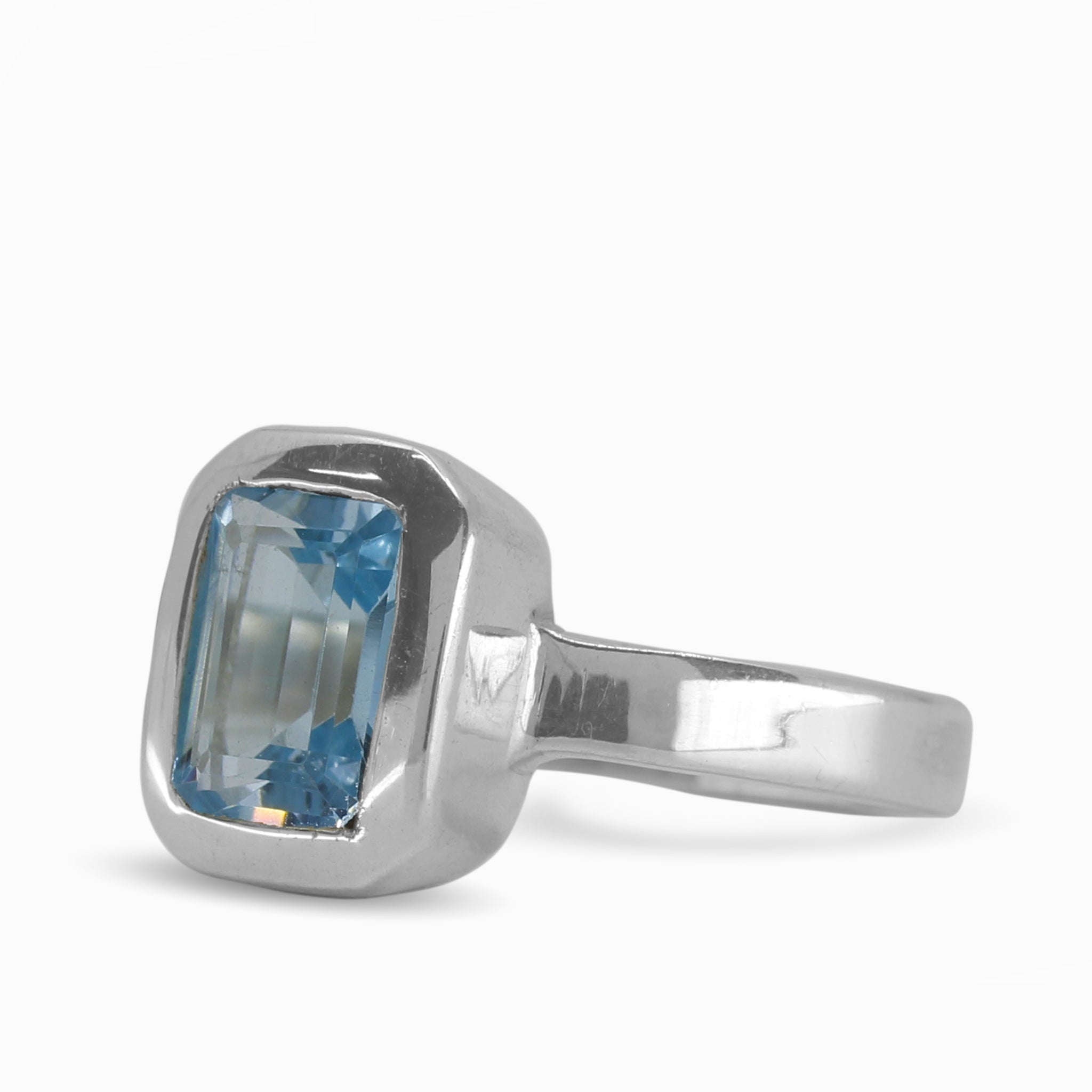 blue topaz ring