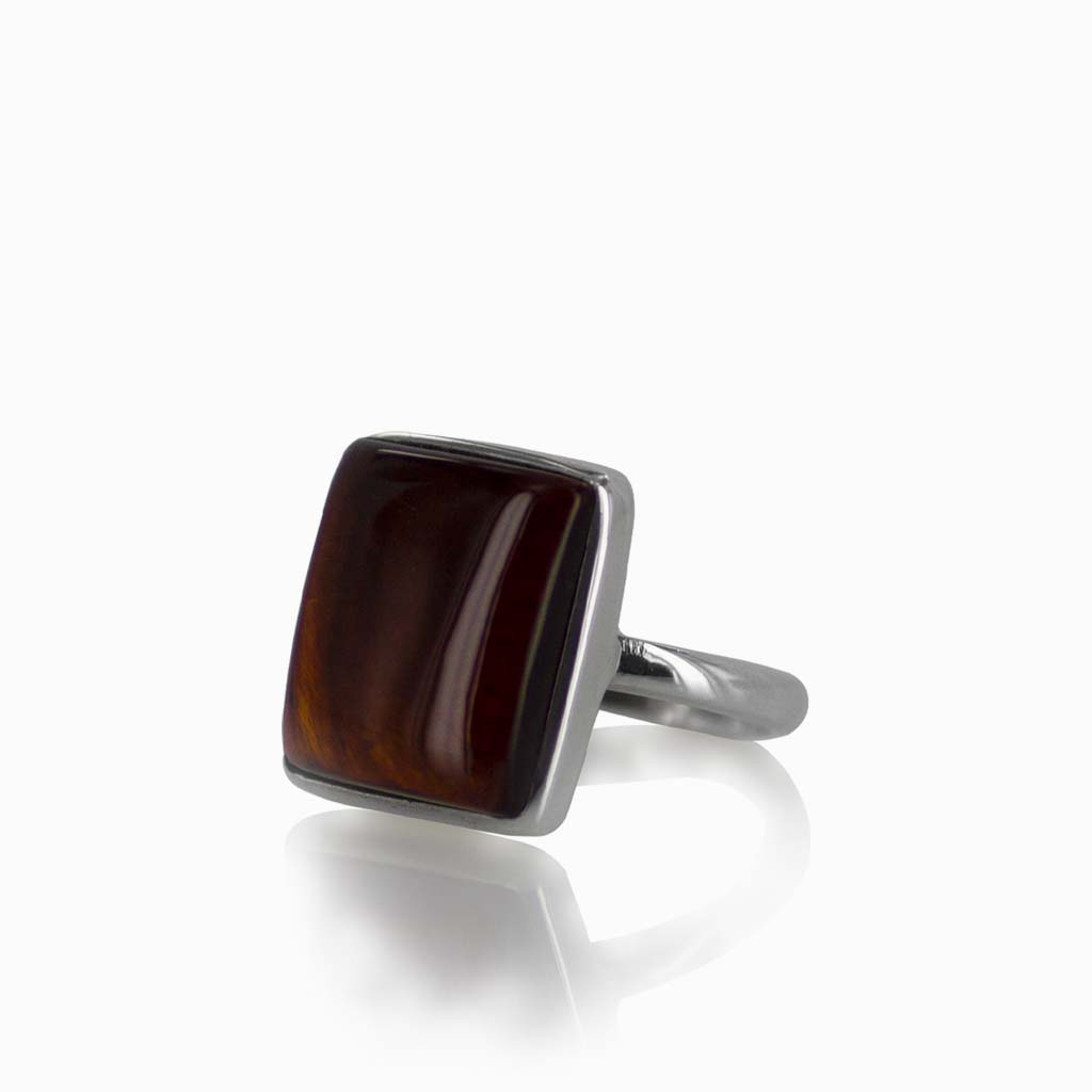 Red Tiger Eye Ring