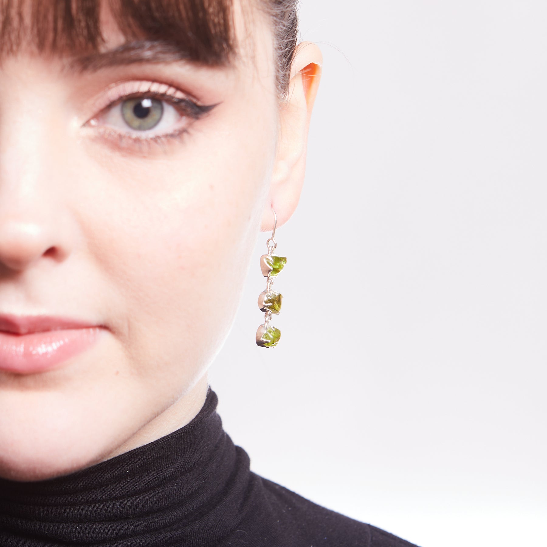 Peridot Drop Earrings