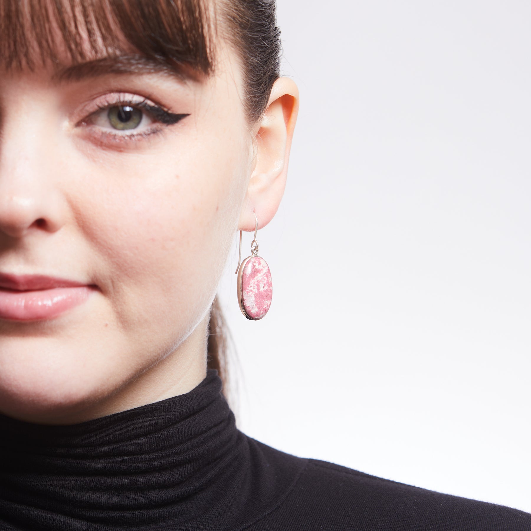 Thulite Drop Earrings