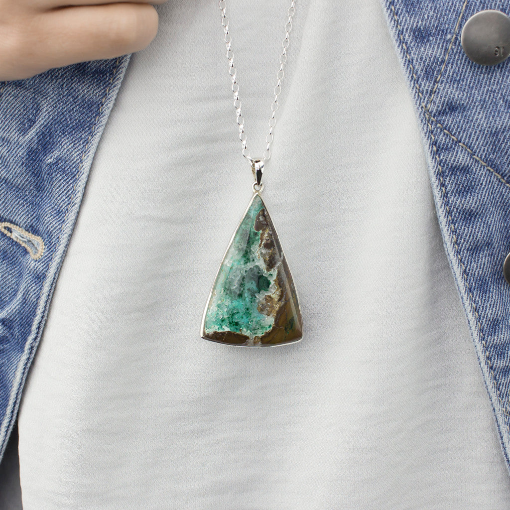 Chrysocolla jewelry hot sale