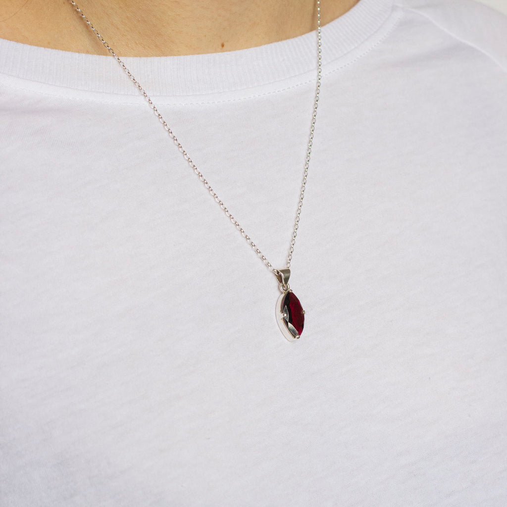 Garnet necklace on sale