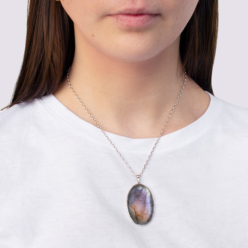 Labradorite necklace store pendant