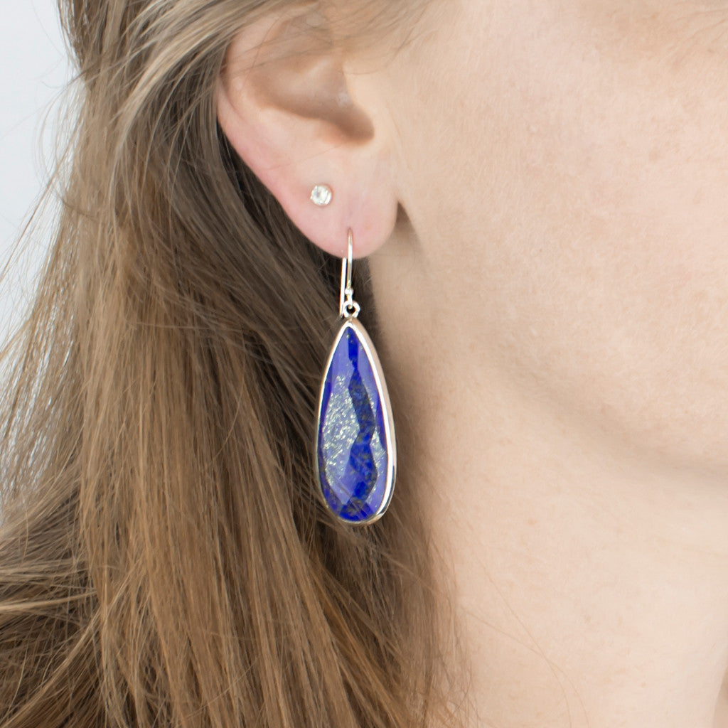 Lapis drop deals earrings