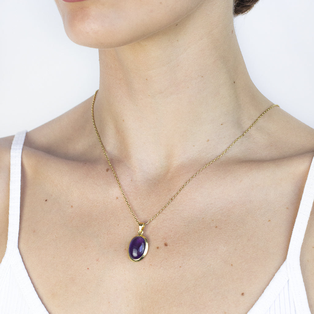 Gold deals amethyst jewelry