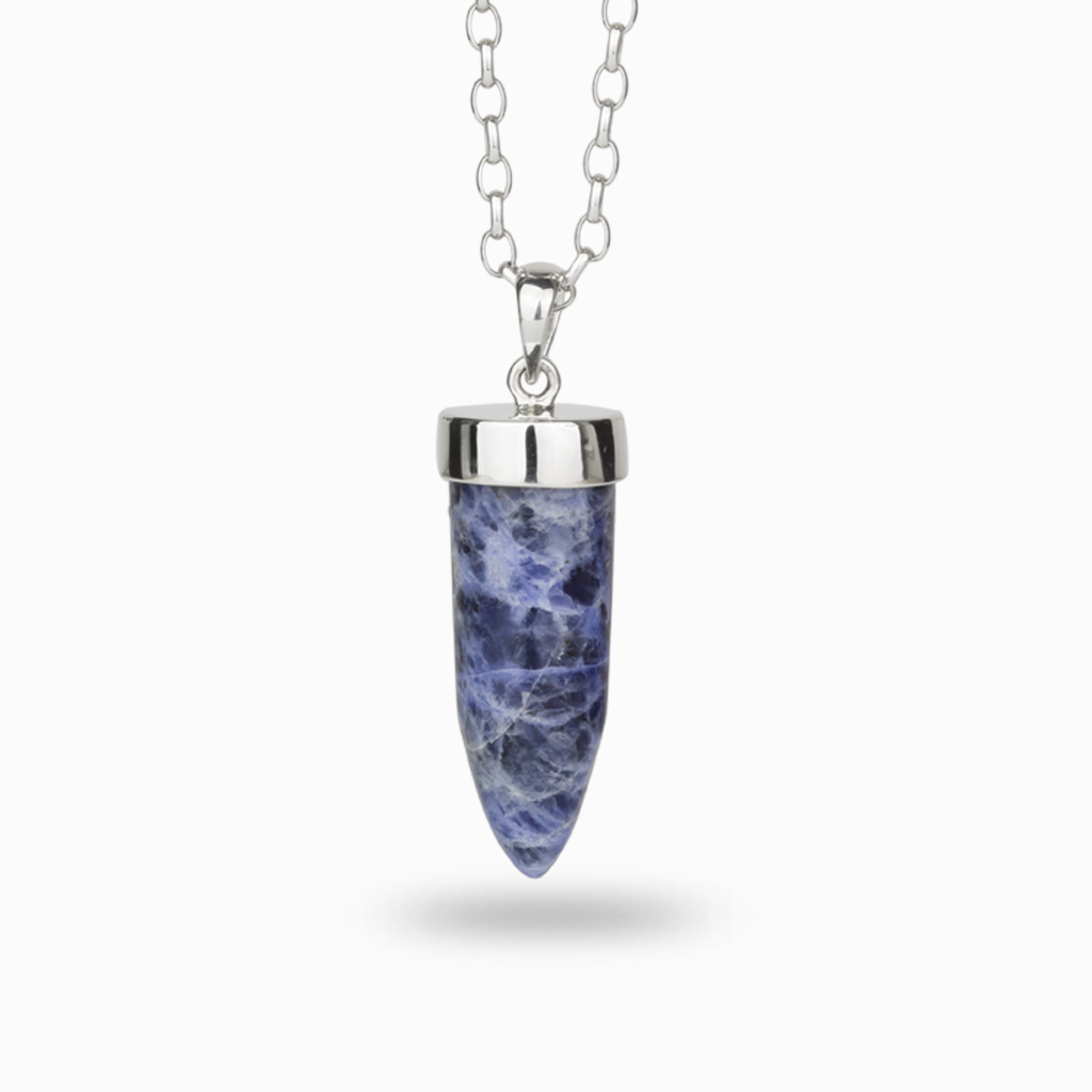 Sodalite Bullet Necklace